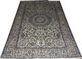 0206 NAIEN WOOL AND SILK PERSIAN RUG 5 X 8