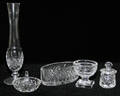 021354 WATERFORD CRYSTAL GROUPING FIVE PIECES H 29