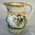 Prattware pitcher 18th c