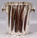 122195 CONTEMPORARY SILVER PLATE CHAMPAGNE COOLER H 8