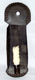 1281 AMERICAN TIN SCONCE LATE 18TH CENTURY H 10 12