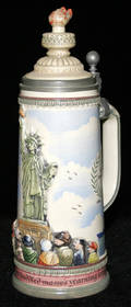 021364 WEST GERMAN STATUE OF LIBERTY STEIN H 11