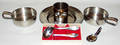 020340 DANISH CHILDS STAINLESS DISH SET C1950 7 PCS