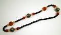 122253 ORIENTAL COLORED STONE  SILVER BEAD LADYS NEC