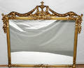 121389 NEOCLASSICAL STYLE GILT WOOD MIRROR 37 X 40