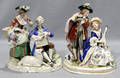 121380 GERMAN HANDPAINTED PORCELAIN COURTING FIGURES