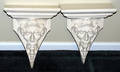 120233 COMPOSITION WALL BRACKETS PAIR H 14 W 11