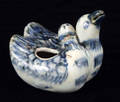 113129 CHINESE BLUE AND WHITE WARE WINE VESSEL MING D