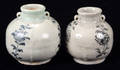113104 CHINESE EARLY BLUE AND WHITE WARE JARS YUAN DY