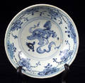 113120 CHINESE BLUE AND WHITE WARE DISH MING DYNASTY