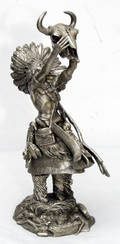 2324 JIM PONTER AMERICAN 20TH C PEWTER SCULPTURE