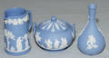 1341 WEDGWOOD BLUE JASPER WARE GROUPING 20TH CENTURY