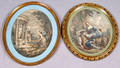 0279 FRENCH OVAL PRINTS TWO CIRCA 1900 16 X 12 1