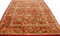 0272 MACHINE MADE CARPET BURGUNDY GROUND 8 X 11