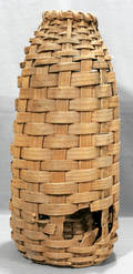 021420 AMERICAN EEL BASKET 19TH CENTURY H 20