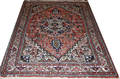 010299 PERSIAN ARDABIL WOOL AND SILK ORIENTAL RUG SEMI