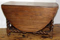 122261 JACOBEAN STYLE OAK GATE LEG TABLE C 1900 H 2