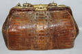 120273 ALLIGATOR HANDBAG H 9 L 15 D 7