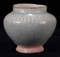 113190 SAWANKHALOK SIAM CELADON WARE JAR 15TH C H