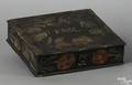 Berks County Pennsylvania polychrome floral decorated box attributed to Heinrich Bucher