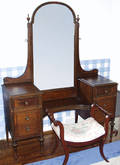 0350 BERKEY  GAY DRESSING TABLE AND BENCH CIRCA 1930