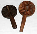 0309 AMERICAN GEOMETRIC PATTERN LOLLIPOP SHAPED WOOD B