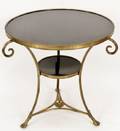 French Directoire Style Granite Top Gueridon