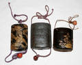 021441 JAPANESE LACQUER INROS 19TH CENTURY THREE