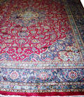 012263 KESHAN WOOL PERSIAN CARPET C 1950 12 7 X 9