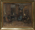 122307 EUGENE DELAPORTE FRENCH B1914 OIL ON CANVAS