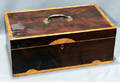 121448 MAHOGANY AND BIRDSEYE MAPLE DOCUMENT BOX WITH B