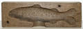 121445 AMERICAN COUNTRY WOOD FISH MOLD 19TH CENTURY