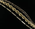 120320 TWIST TUBE  BEAD  CHAIN STYLE 14 KT YELLOW