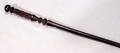 113246 CARVED EBONY WALKING STICK WITH TWISTED HANDLE