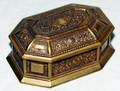 1414 GILT METAL DRESSER BOX C 1930 H 2 L 4 14