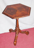 22238 18TH CENTURY STYLE MAHOGANY PEDESTAL TABLE H 26