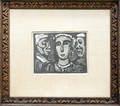 22206 GEORGES ROUAULT WOOD ENGRAVING 6 X 7 34 IMA