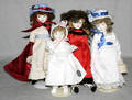 121516 ROYAL DOULTON BISQUE HEAD NISBET DOLLS SET O