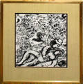 121489 AFTER MARC CHAGALL PRINT GARDEN 12 X 9