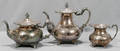 120380 COMMUNITY SILVER PLATE ASCOT PATTERN TEA SET