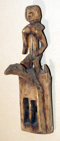 113260 AFRICAN WOOD MASK H 23