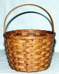 1470 AMERICAN WHITE OAK EGG BASKET H 14 W 11 34