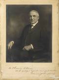 Autographed photograph of President Harding