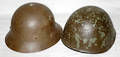 22385 DUTCH ITALIAN MILITARY STEEL HELMETS 1915 TWO