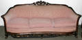 021517 FRENCH STYLE WALNUT SOFA CIRCA 1930 L 765
