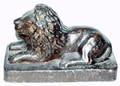 020503 LION STYLE CAST METAL  COMPOSITION DOOR STOP