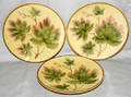 011538 GERMAN MAJOLICA POTTERY PLATES EARLY 20TH CENT