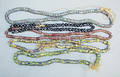 122406 AFRICAN HANDBLOWN GLASS BEAD NECKLACES FIFTEE
