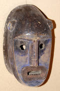 113327 AFRICAN CARVED WOOD MASK 13 X 7