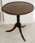 1516 FEDERAL STYLE MAHOGANY ROUND TABLE BY BRANDT CIR